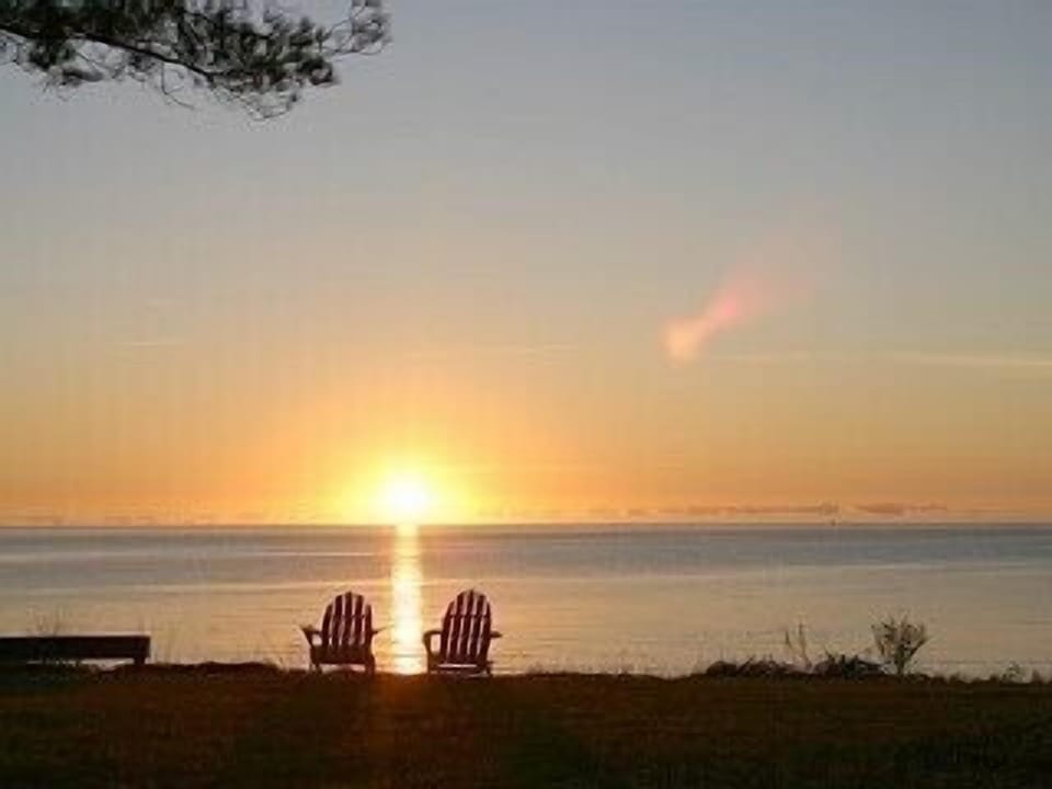 Chesapeake Bay sunrise at the Beach House