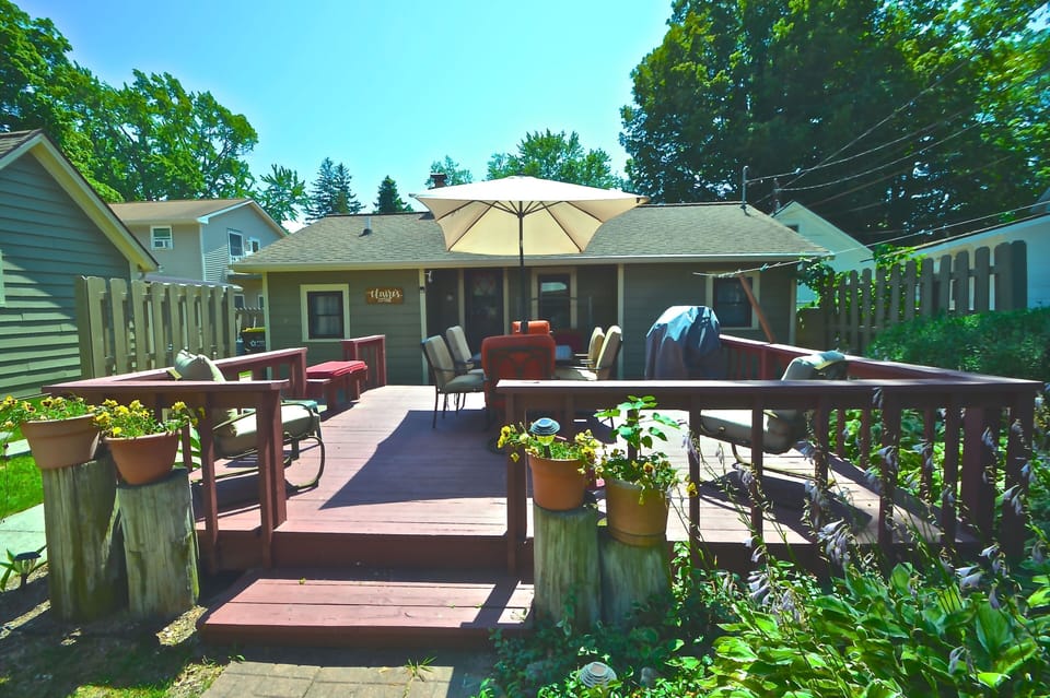  Perfect area for eating and grilling or perhaps sunbathing or reading a book.