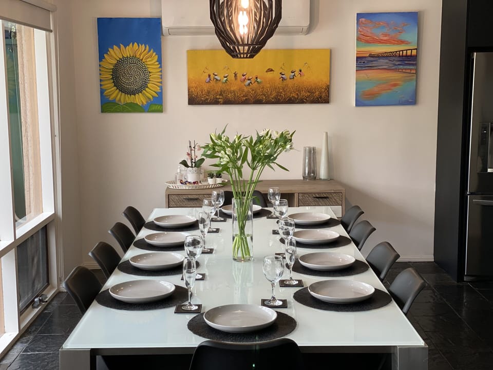 Inside dining area
