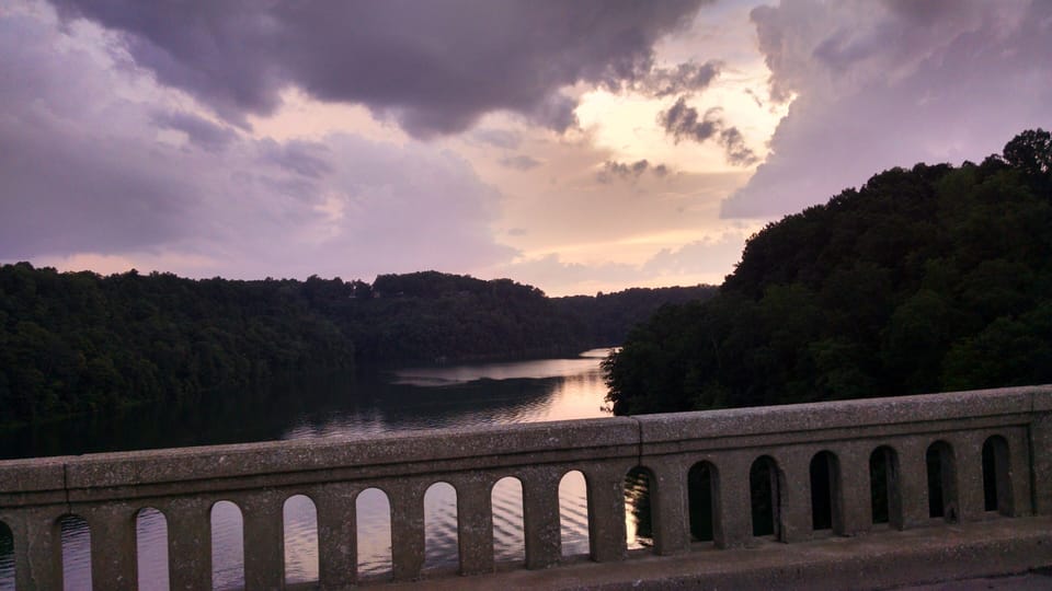 Sunset over Lee's Ford and Fishing Creek on Lake Cumberland. 1.5 miles from home