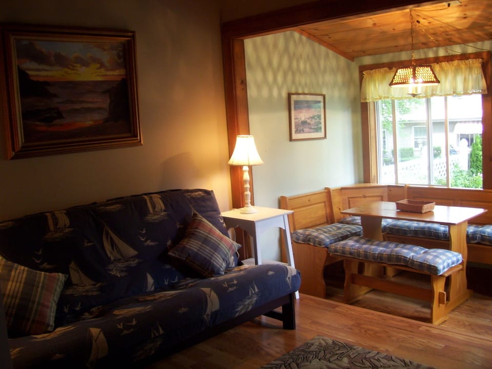Living room and breakfast nook