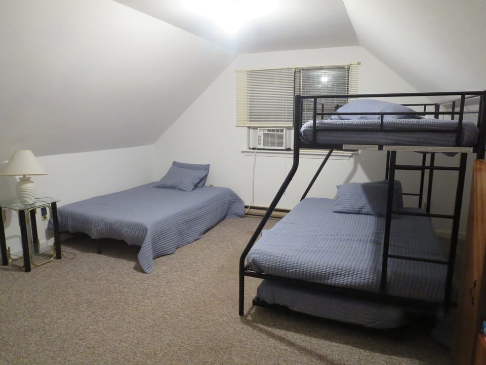 upstairs bedroom, sleeps 4-5.  