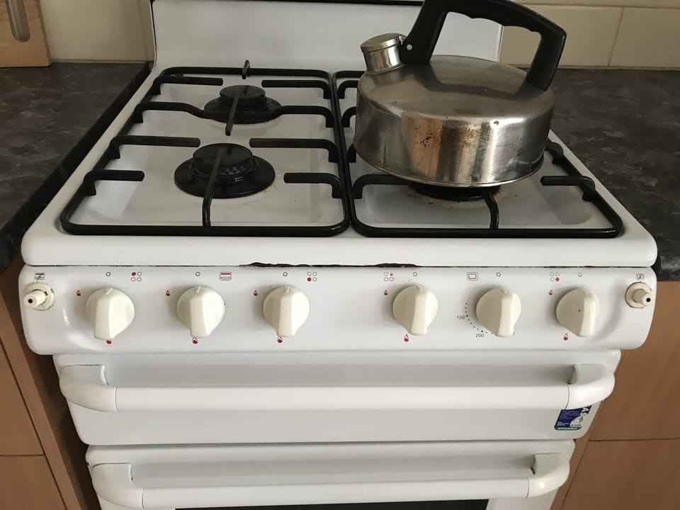 Since we are off grid all cooking is with gas.
