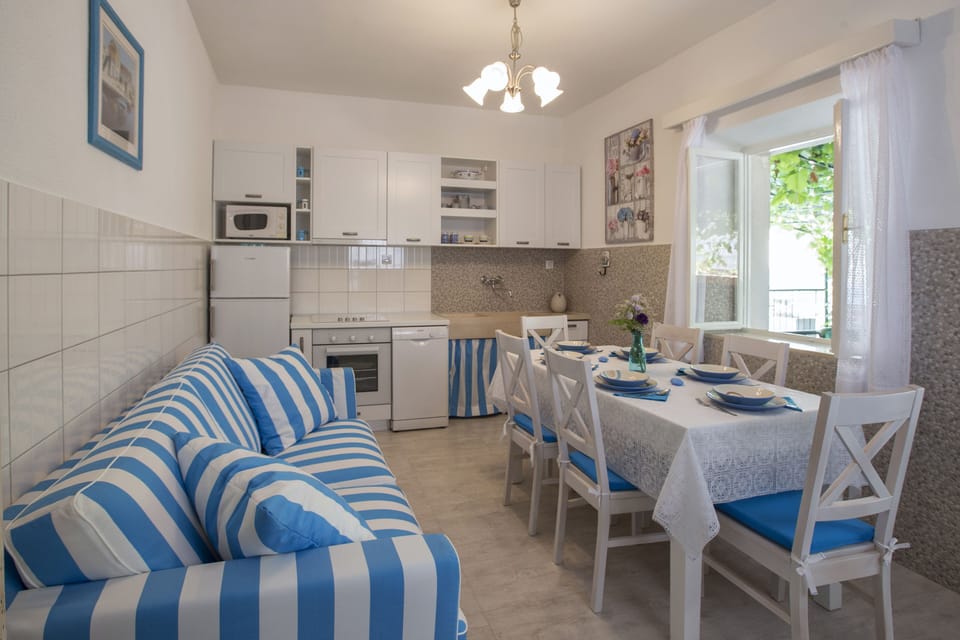 dining room and living room