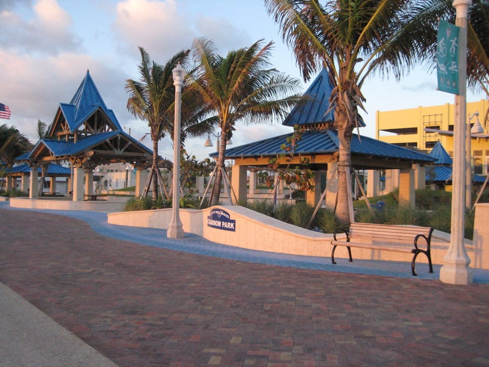 Charnow Park and Raquet ball courts located across the street