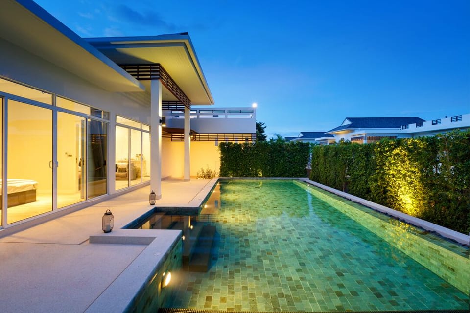 Pool by night