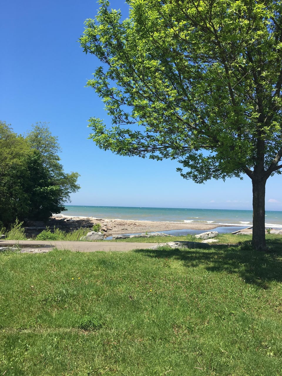 Lake Erie Beach at Point Breeze 2 blocks walk