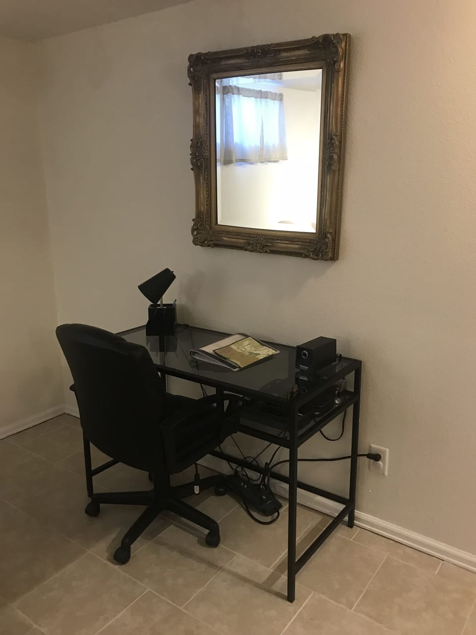 Desk area in Family Room