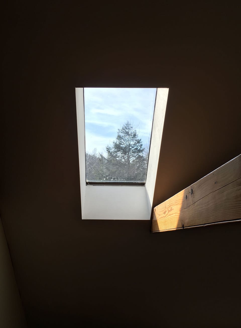 Light Floods the Space with 2 Skylights.