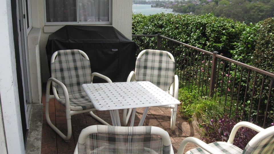 BBQ on patio area - ideal to enjoy outdoor meals.