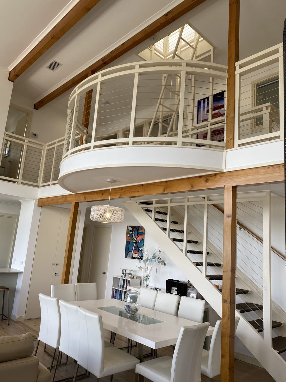 Views to upstairs