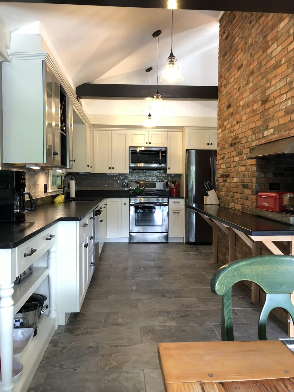 Clean and stocked modern kitchen