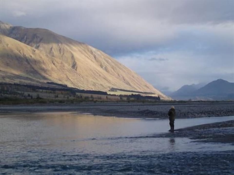 Fishing on Rakaia River