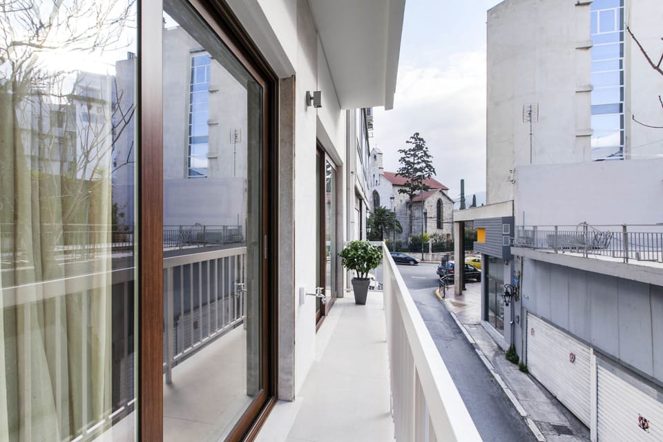 Street view from front balcony