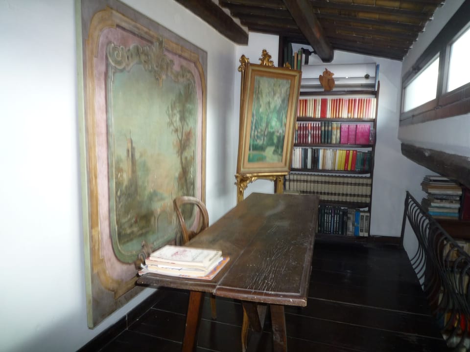 a studio under the roof