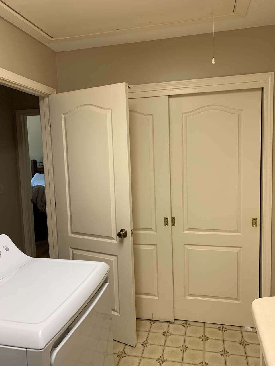 Pantry in Laundry Room off Kitchen