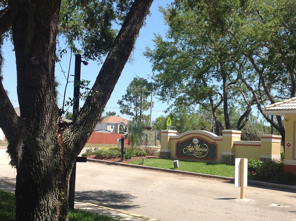 Entrance to Lake Marion Resort