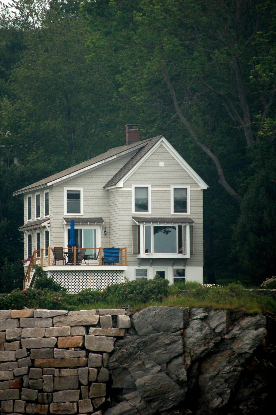 Cottage from water