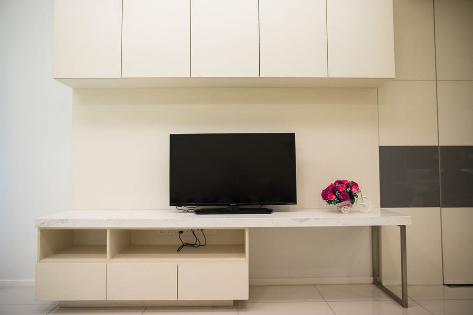 Smart TV and TV box with good numbers of channels and shows. 