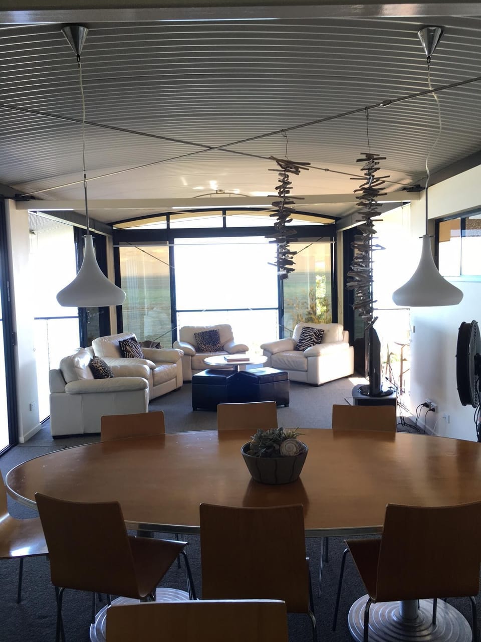 Upstairs area