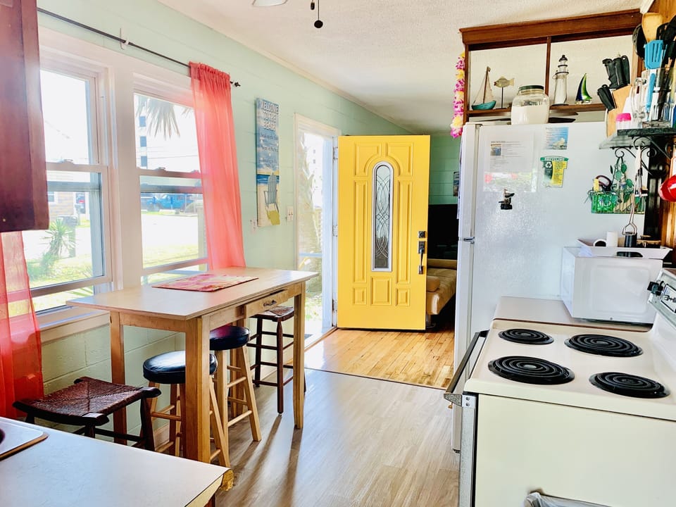 Kitchen can be accessed by carport door or front entrance 