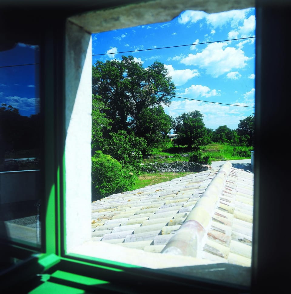 View from the bedroom window
