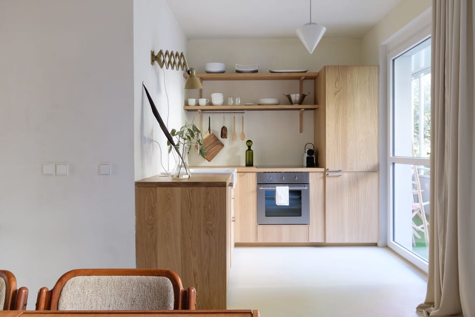 Dining area and kitchen