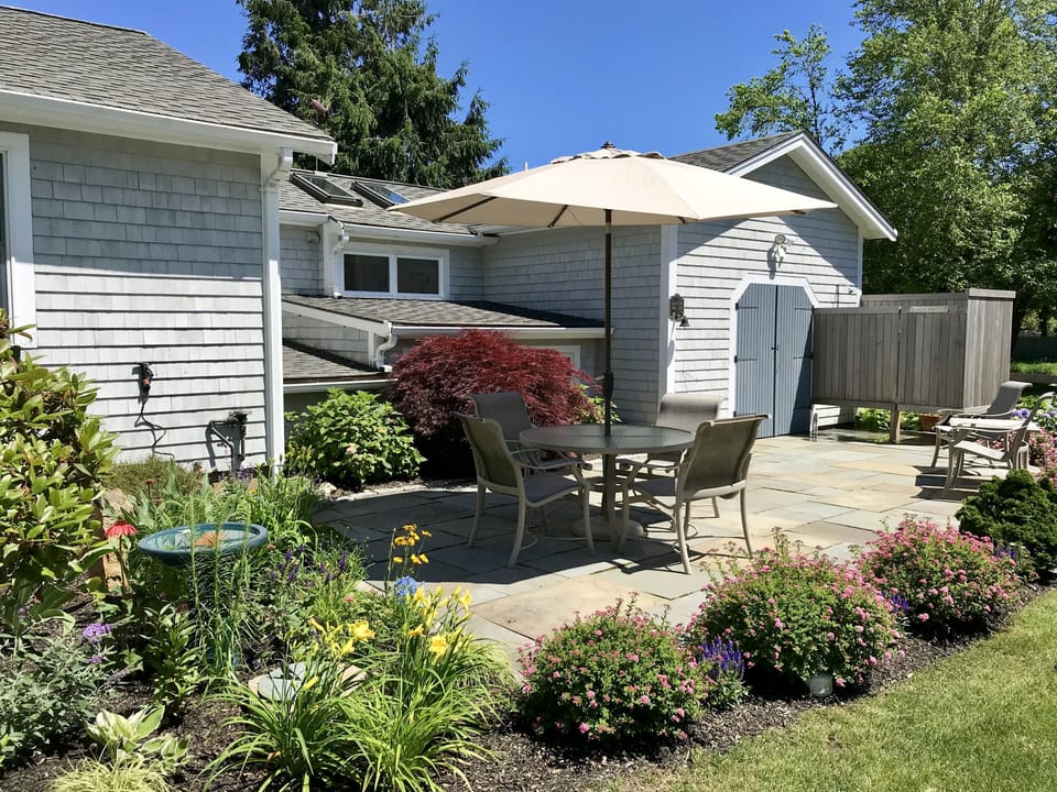 Patio and gardens