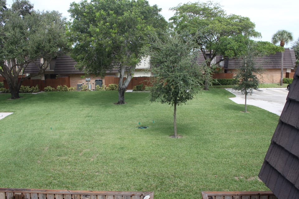 view from master bedroom balcony