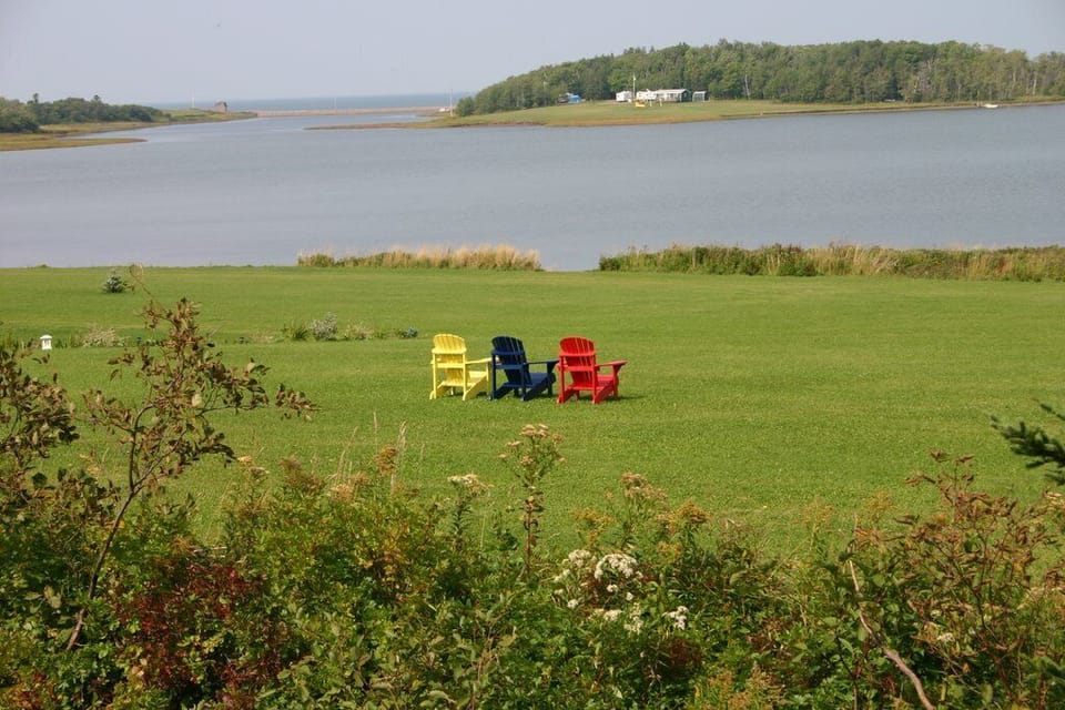 View from across Benoit Island