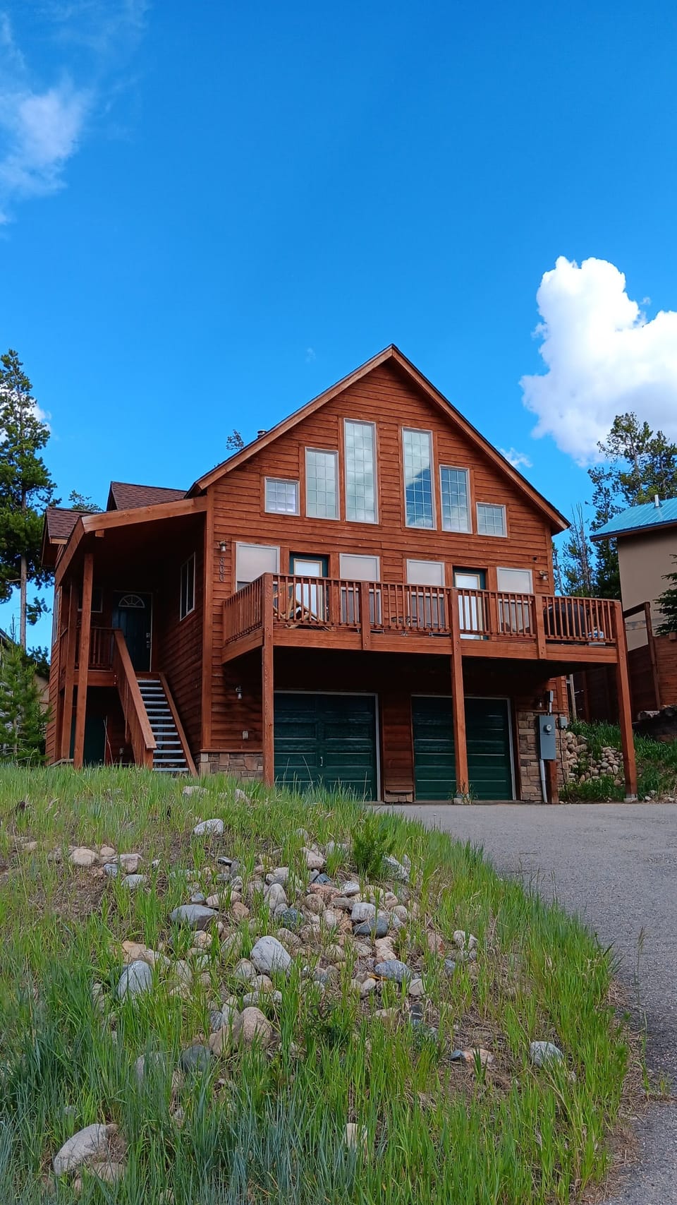 Sunset Chalet with view looking west over the Fraser Valley