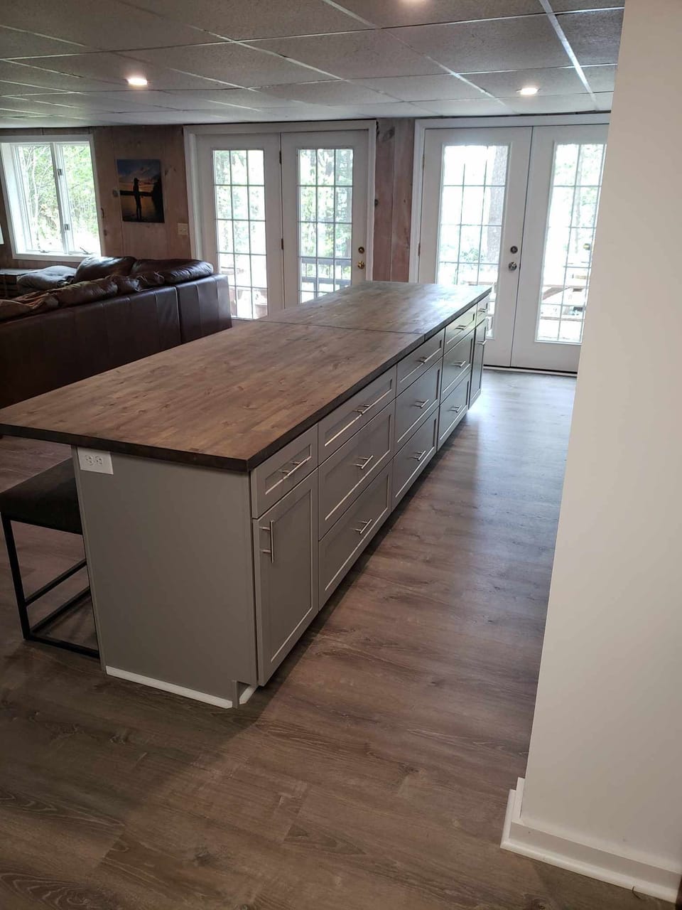 Lower Level Kithchen and family room