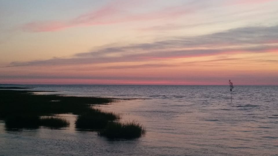 Sunset over Cape Cod Bay
