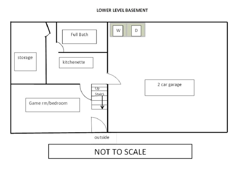 Lower level Floor plan 