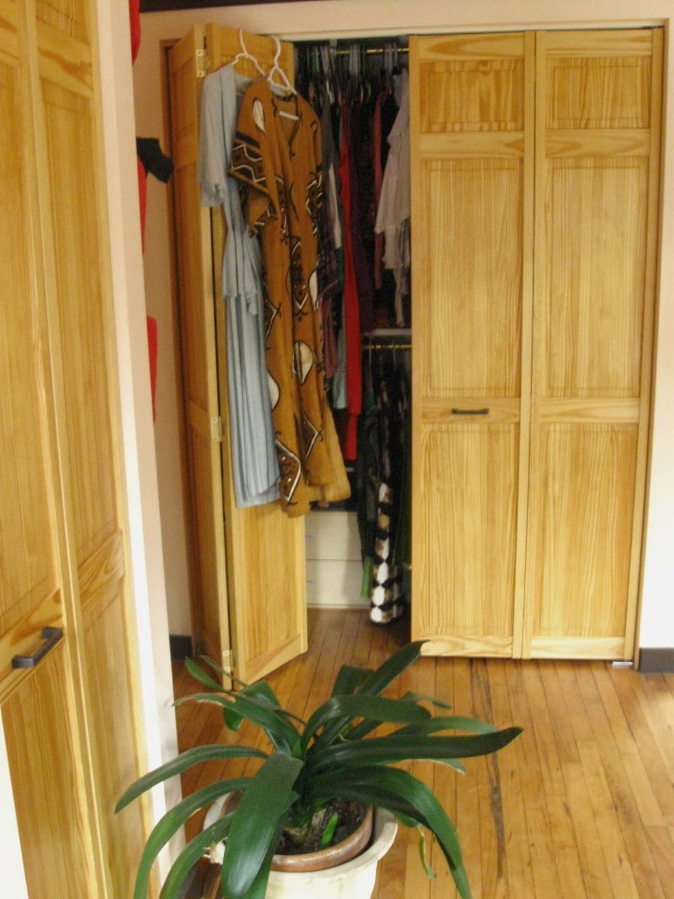 plenty of closet and bureau space in the bedrooms