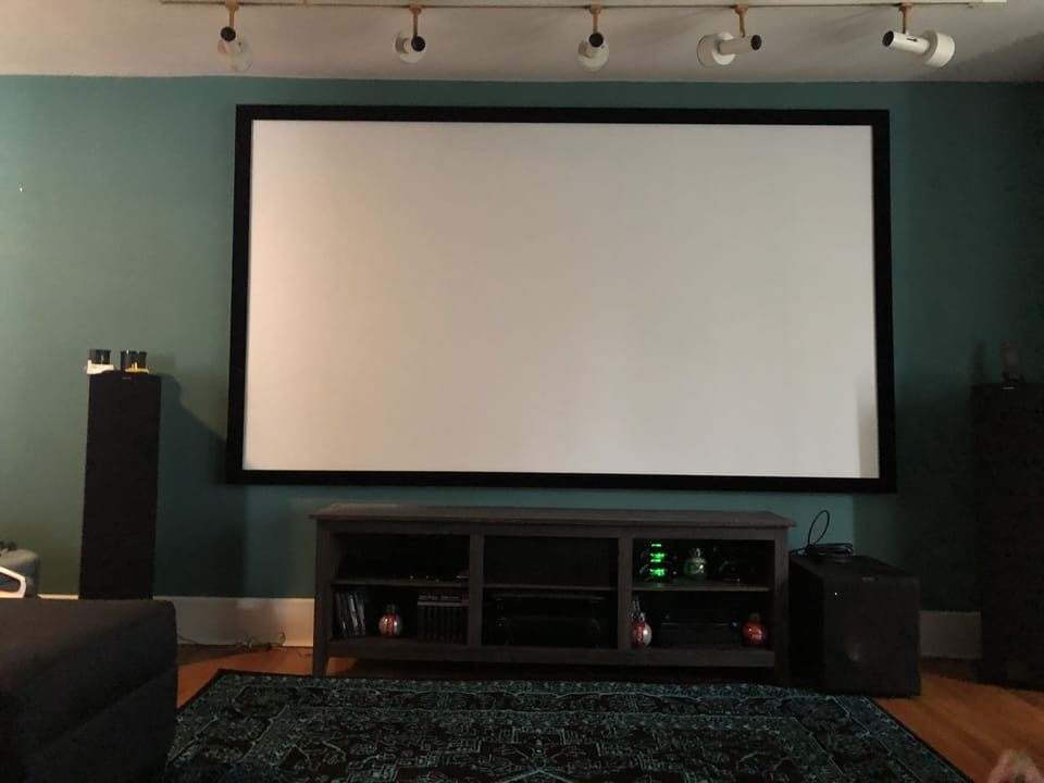 second floor home theater