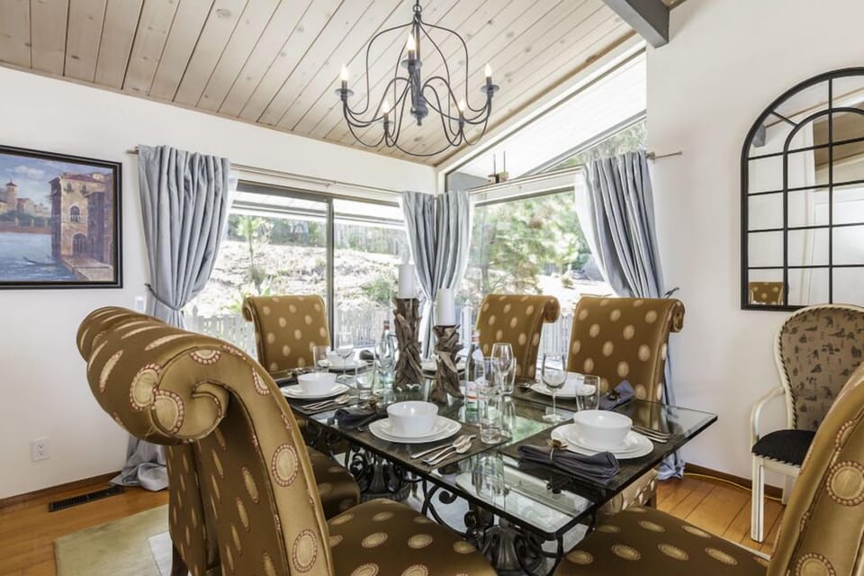 Dining room for entertaining.