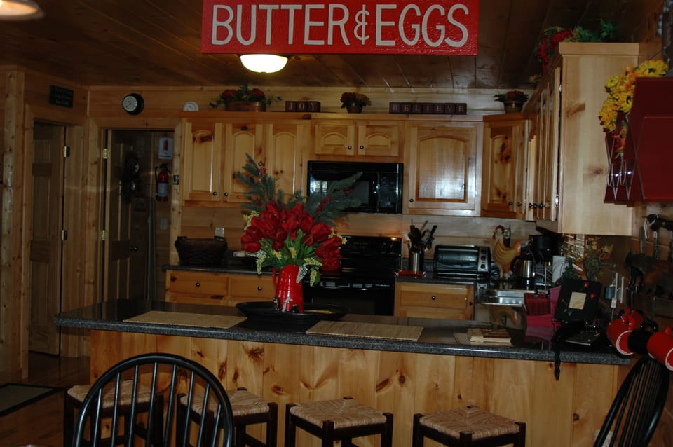 Fully equiped kitchen ready for any culinary creation!