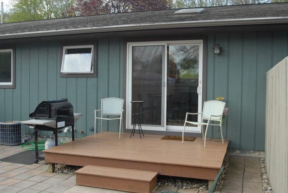 Patio entrance from kitchen