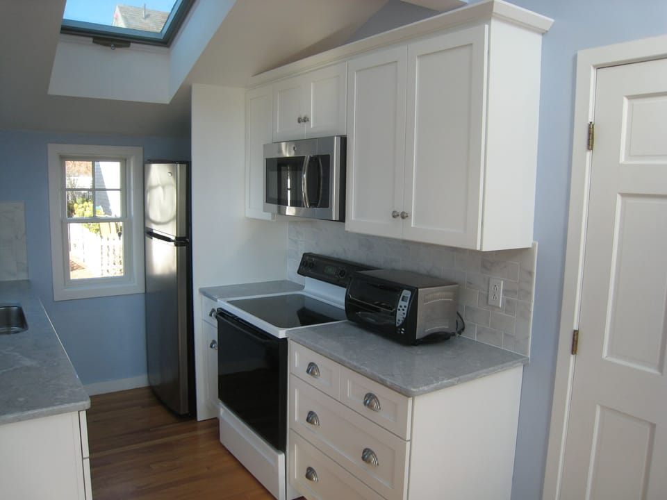 New kitchen installed in January 2015. Door to Laundry room
