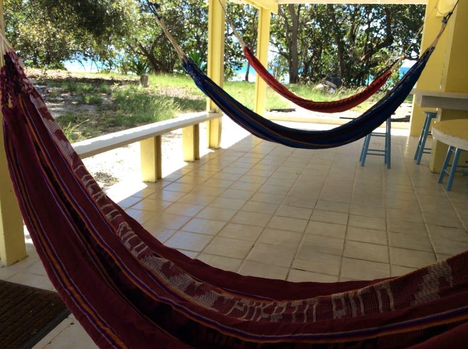 Open terrace downstairs