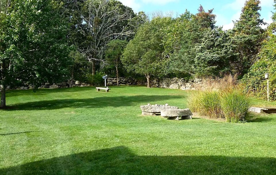 Spacious yard