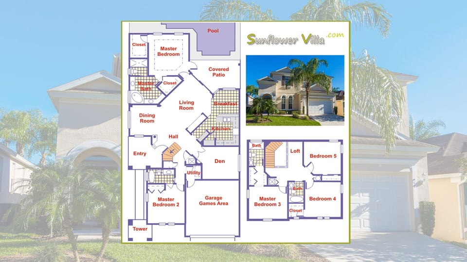 Sunflower Villa Floor Plan