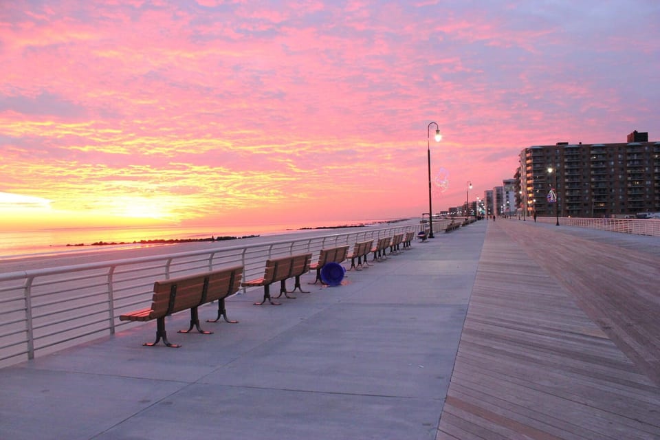 1 short block to boardwalk & beach.