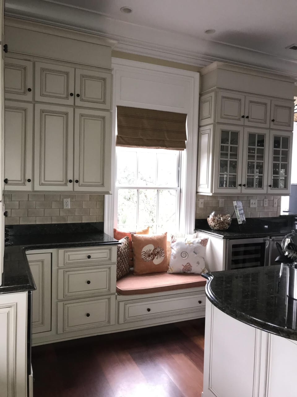 Widow seat in kitchen.  One of few throughout the home.
