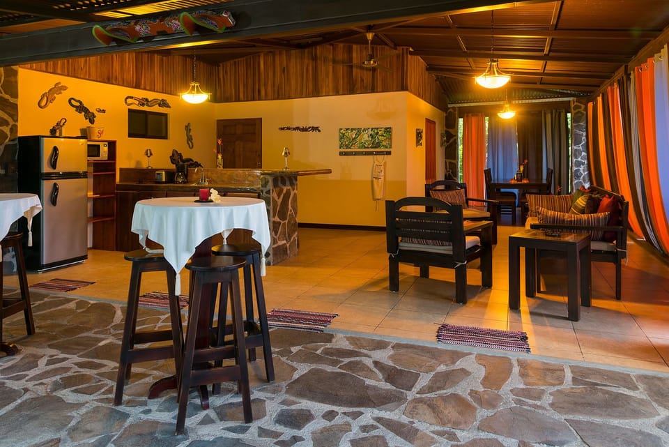 The Villa Hermosa kitchen setup - perfect for a couple, family or group 