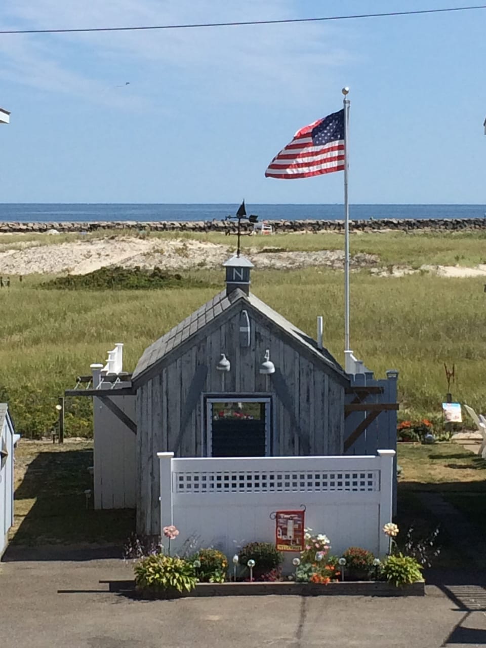 View of Atlantic from front deck
