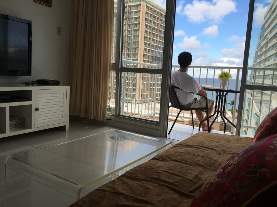 enjoy ocean view from balcony
