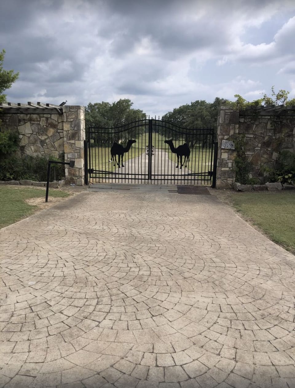 Front gate entrance