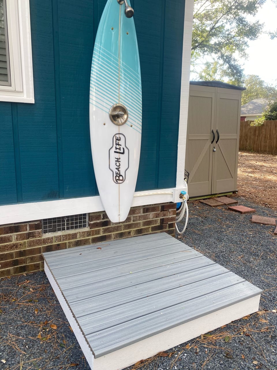 Outside wash station. Available in the Spring and Summer months. 